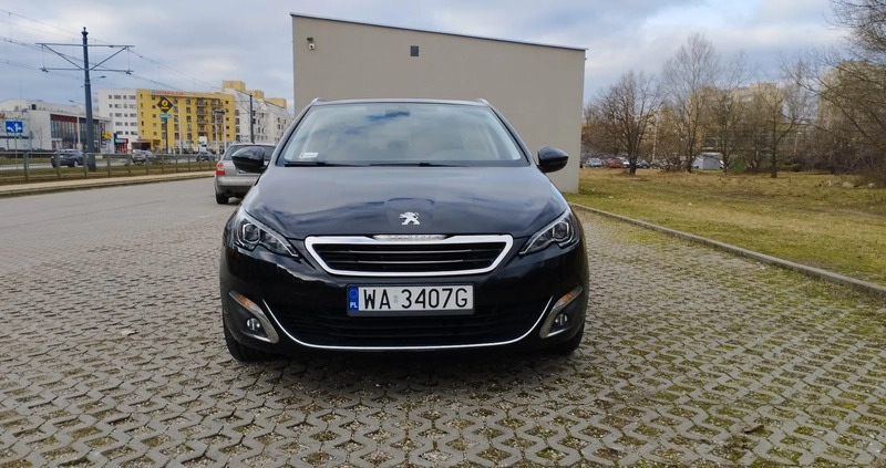 Peugeot 308 cena 46000 przebieg: 109781, rok produkcji 2016 z Warszawa małe 172